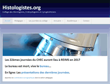 Tablet Screenshot of histologistes.org